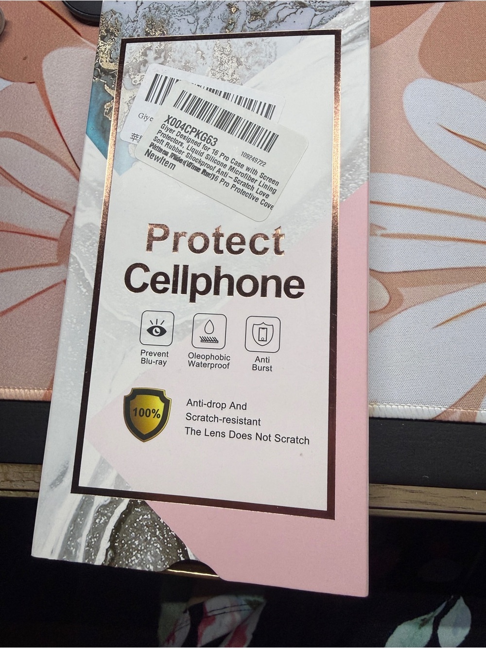 Pink Camera Lens Protector Rings for iPhone 16 Pro - Picture 6 of 9